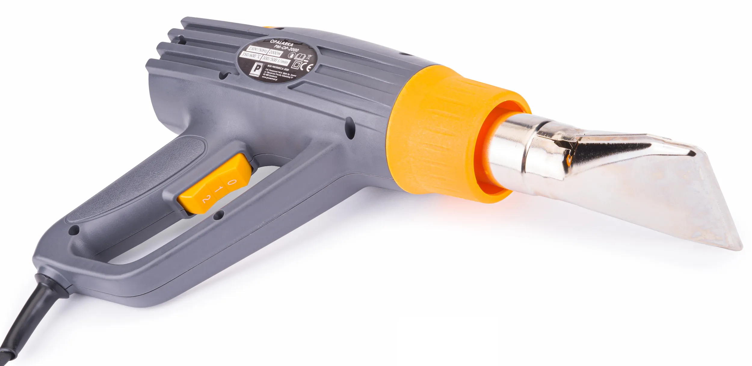 powermat električni toplinski pištolj 2000w - slika 5