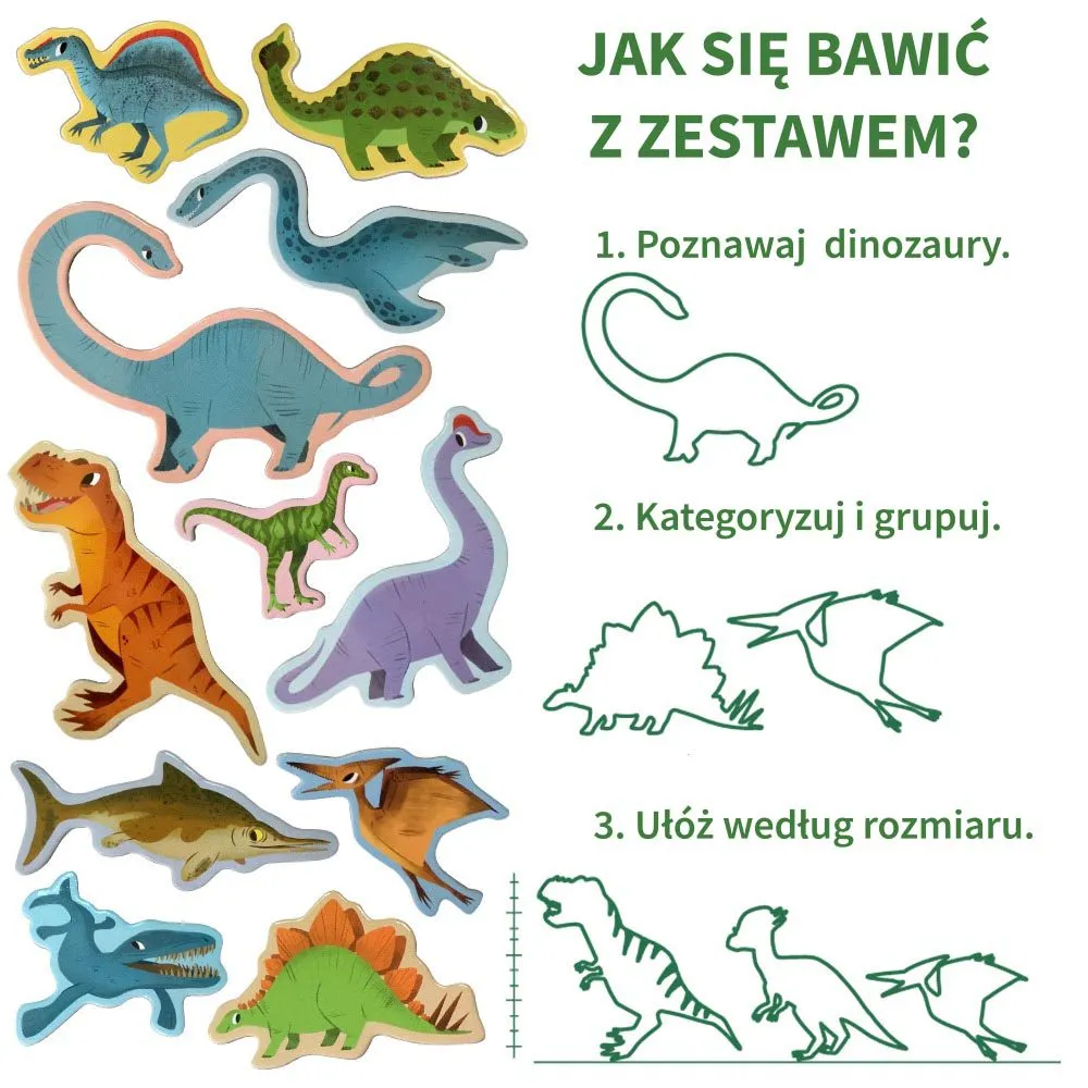 set magneta veliki dinosauri 15 kom. - slika 6