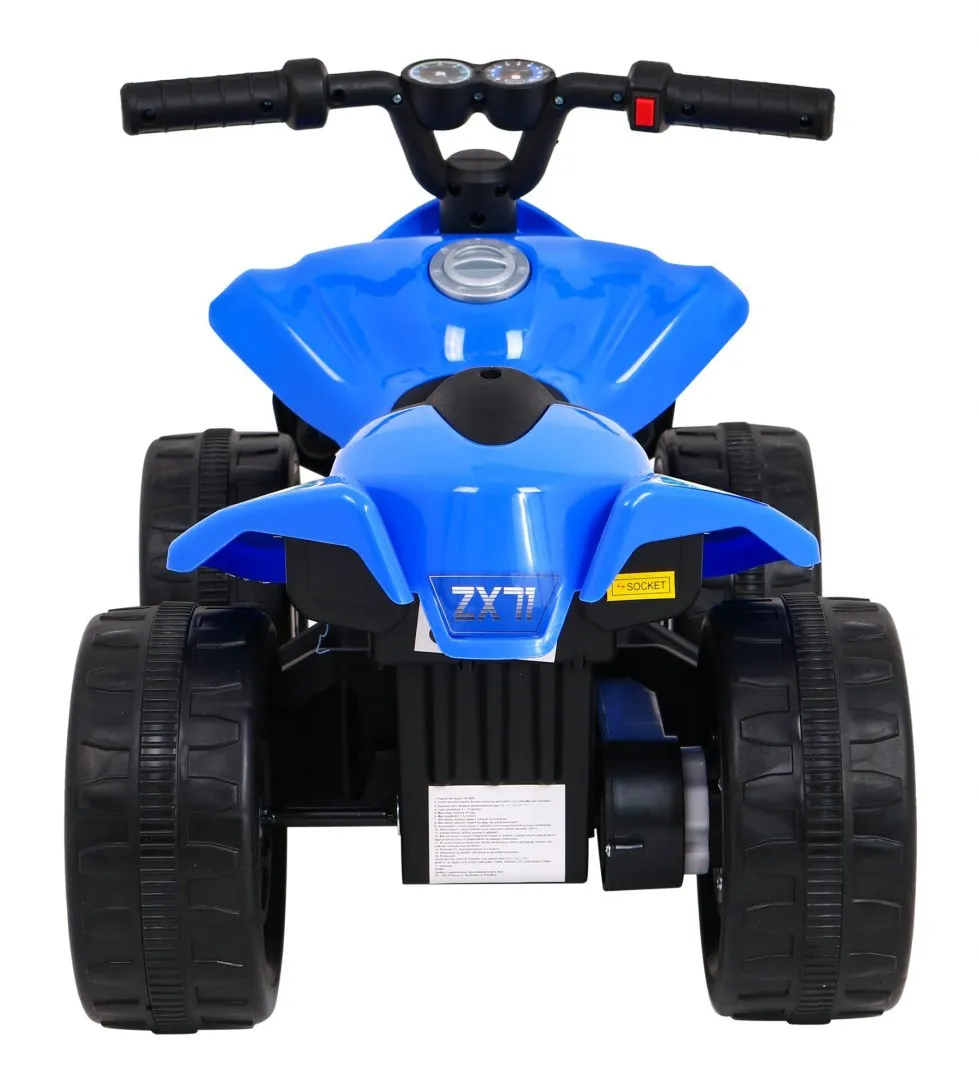 quad na akumulator, little monster plavi - slika 7