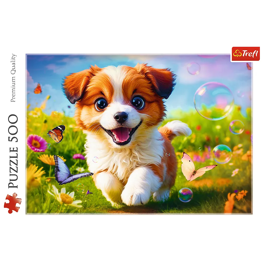 puzzle - 500 - happy dog trefl 37524 - slika 4