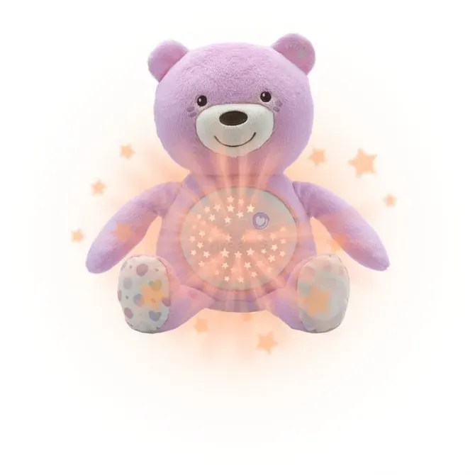 chicco first dreams medo s projektorom rozi - slika 3