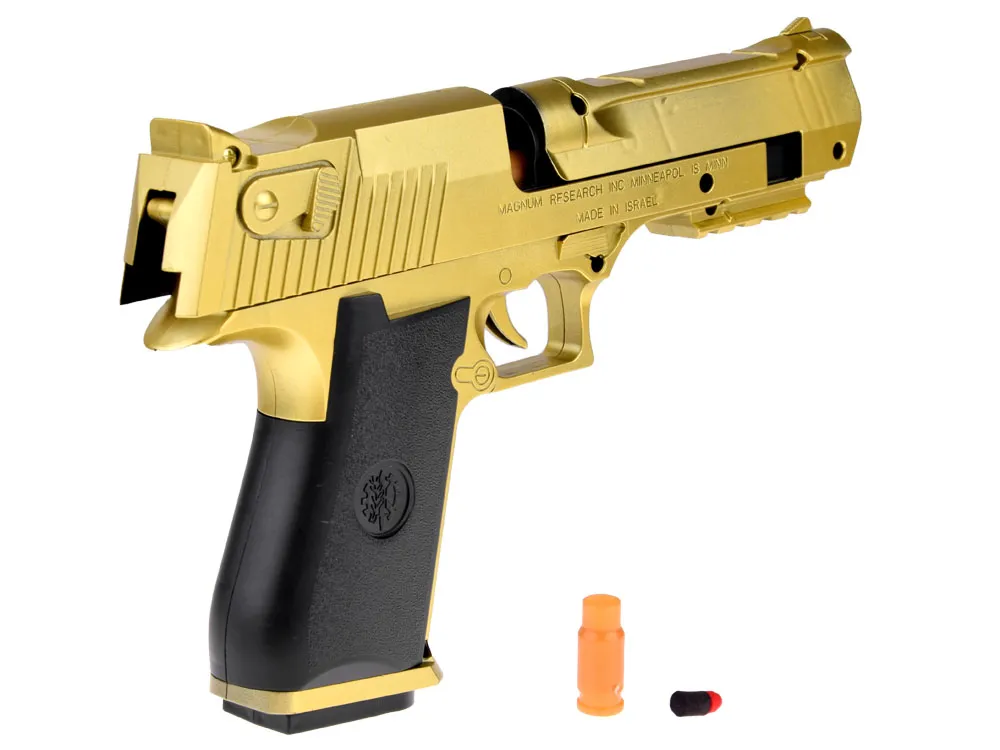crni desert eagle s prigušivačem s mekim mecima - slika 6
