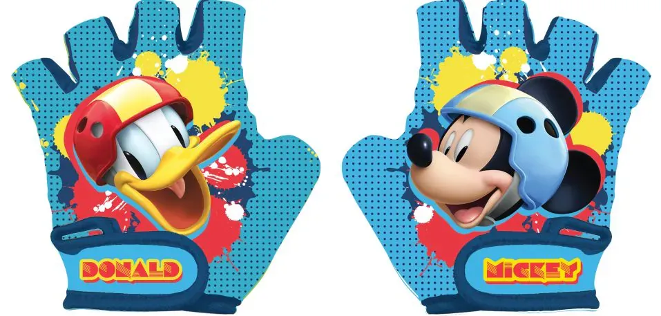 dječje biciklističke rukavice mickey mouse - plave - slika 2