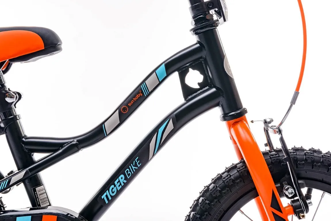 dječji bicikl guralica tiger 16" crni-narančasti-tirkizni - slika 5