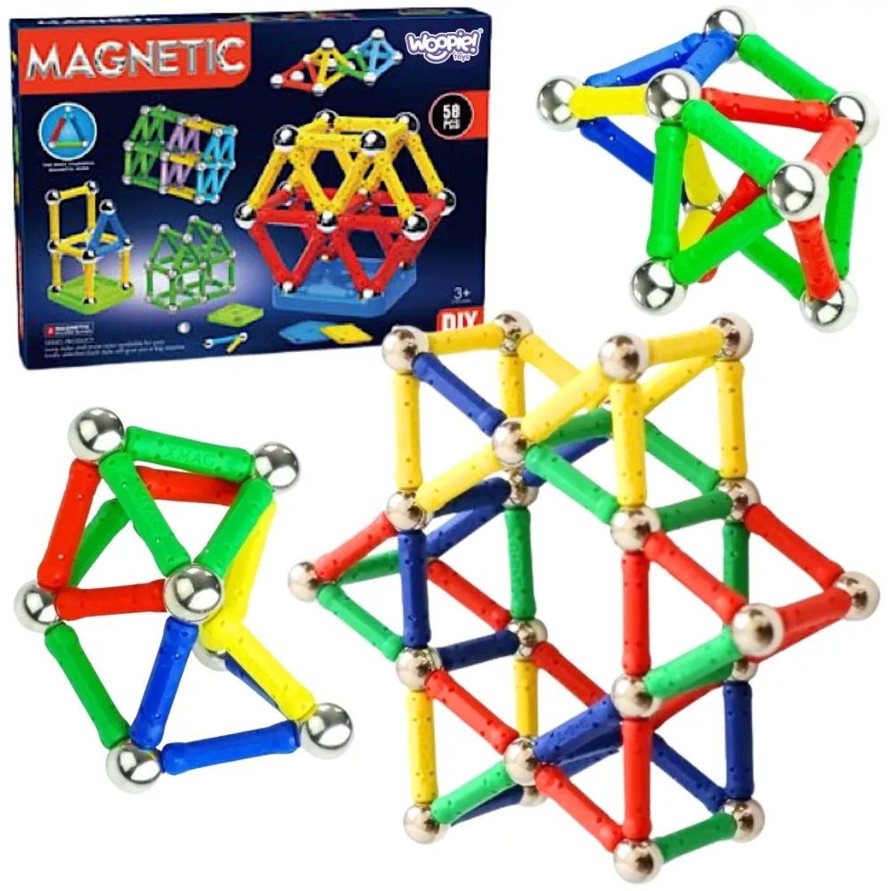 woopie magnetna 3d slagalica 58 elemenata - slika 2