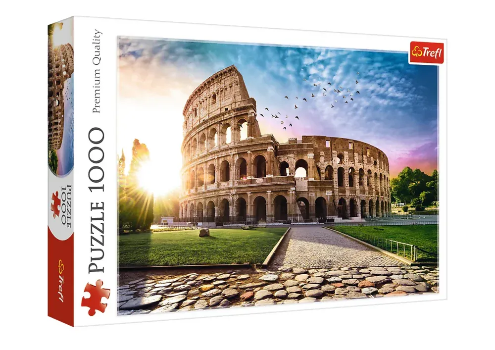 puzzle 1000 kom. colosseum in the sunlight trefl 10468 - slika 2