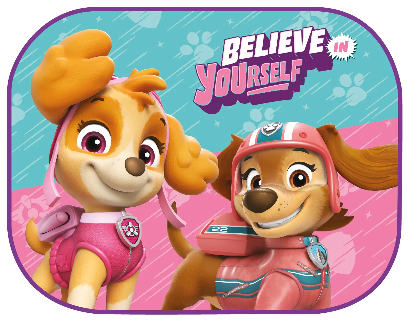zaštita od sunca paw patrol tirkizno-roza - slika 4