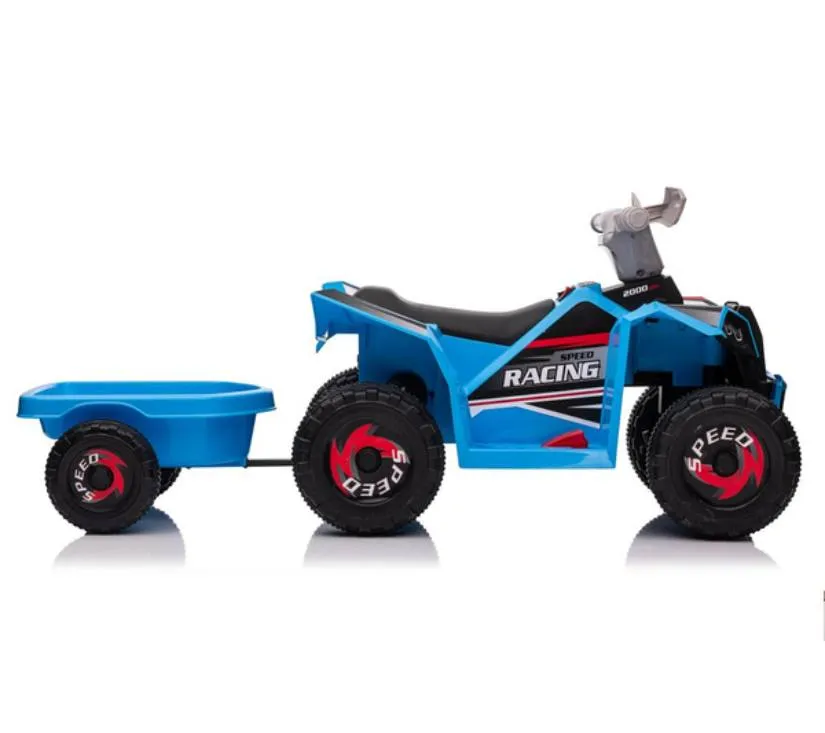 quad na akumulator s prikolicom xmx630t plavi - slika 6