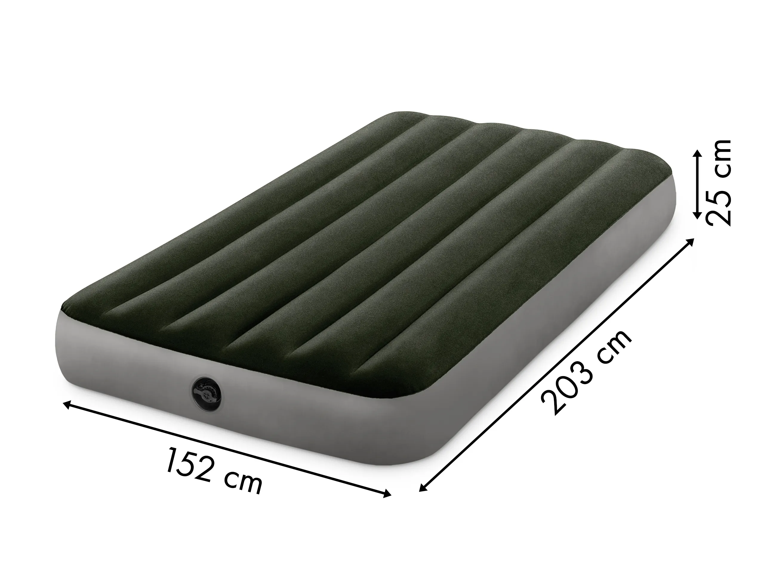 intex madrac na napuhavanje 191 x 99cm crni - slika 7