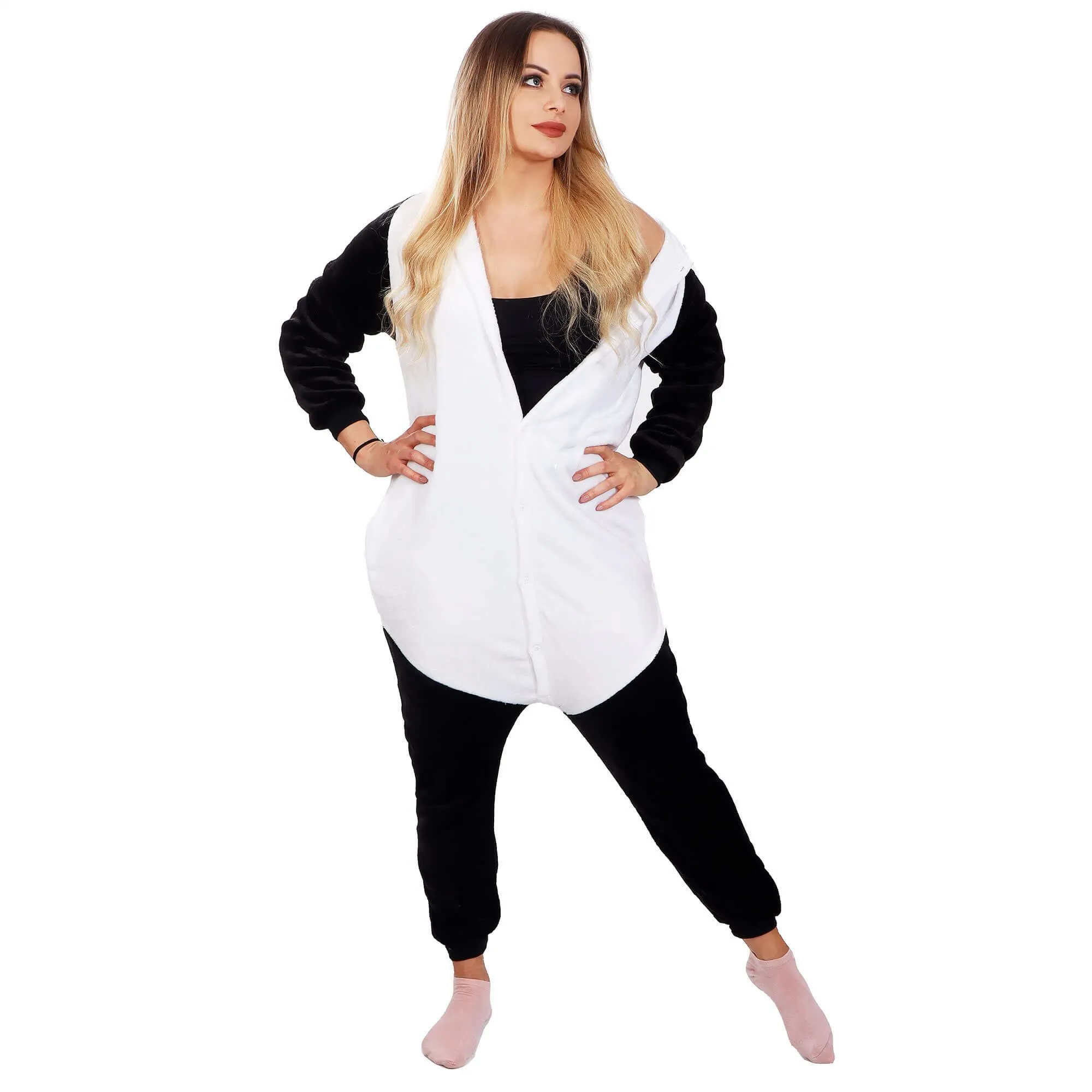 jednodijelna piđama, panda, vel. m - slika 11