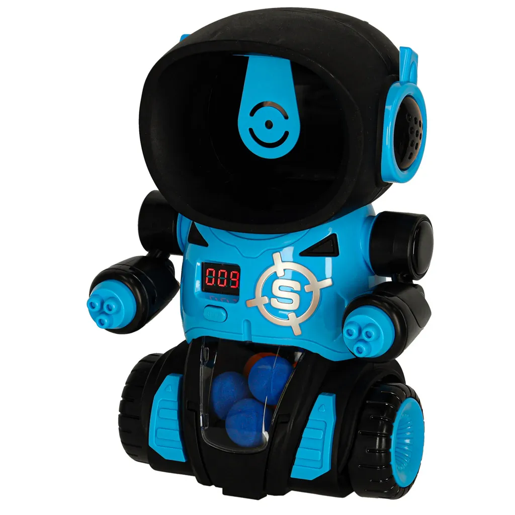 gladni robot, arkadna igra za pucanje u mete, pištolj + lopte - slika 4