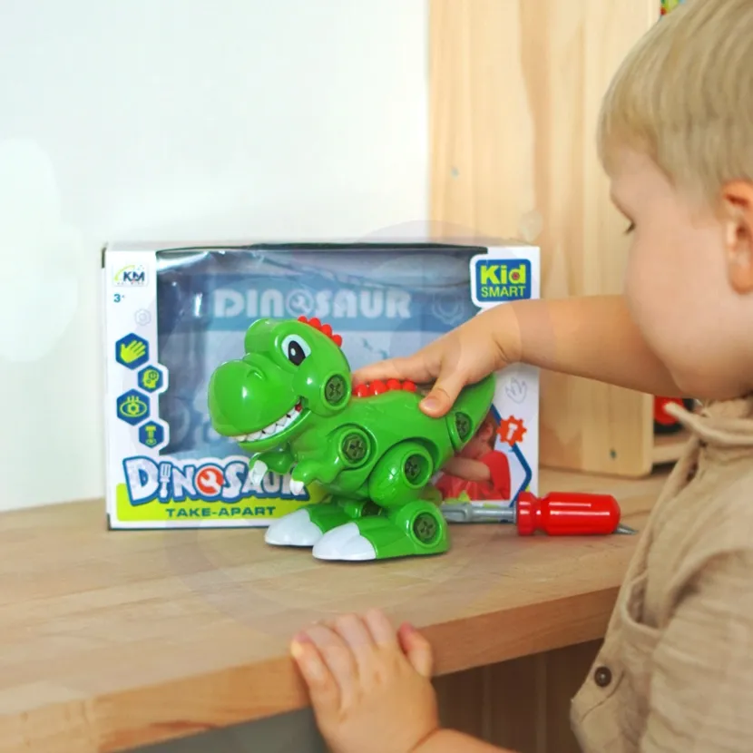 woopie dinosaur na sastavljanje + odvijač zeleni - slika 3