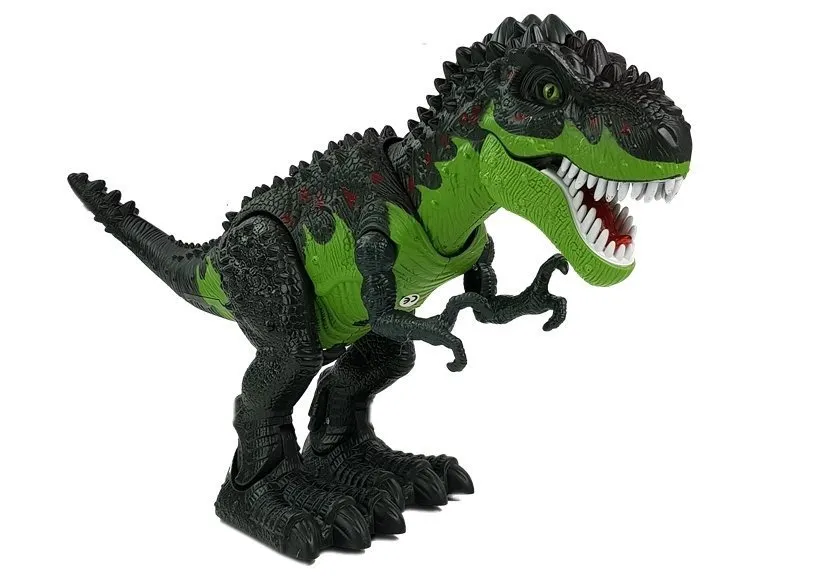 dinosaur na baterije s parom zeleni - slika 5