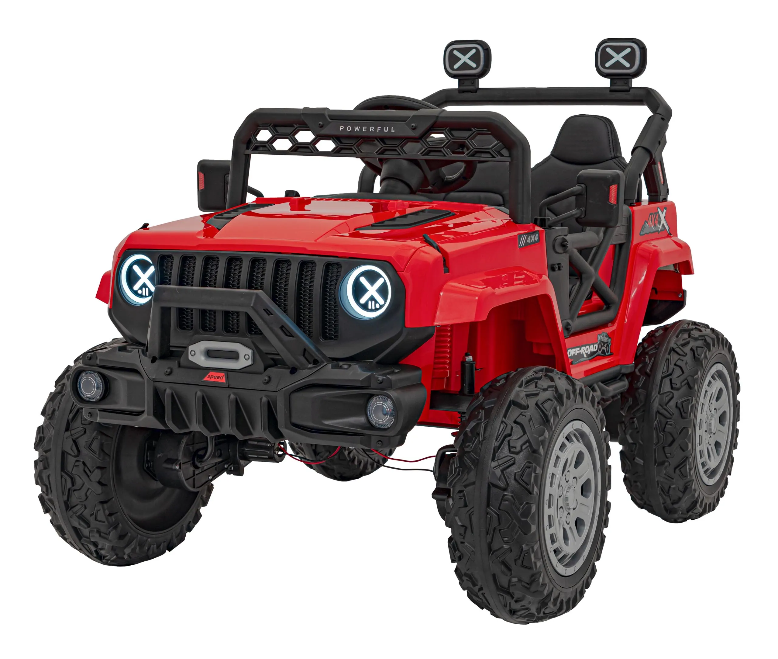 off-road, auto na akumulator, crveni - slika 4