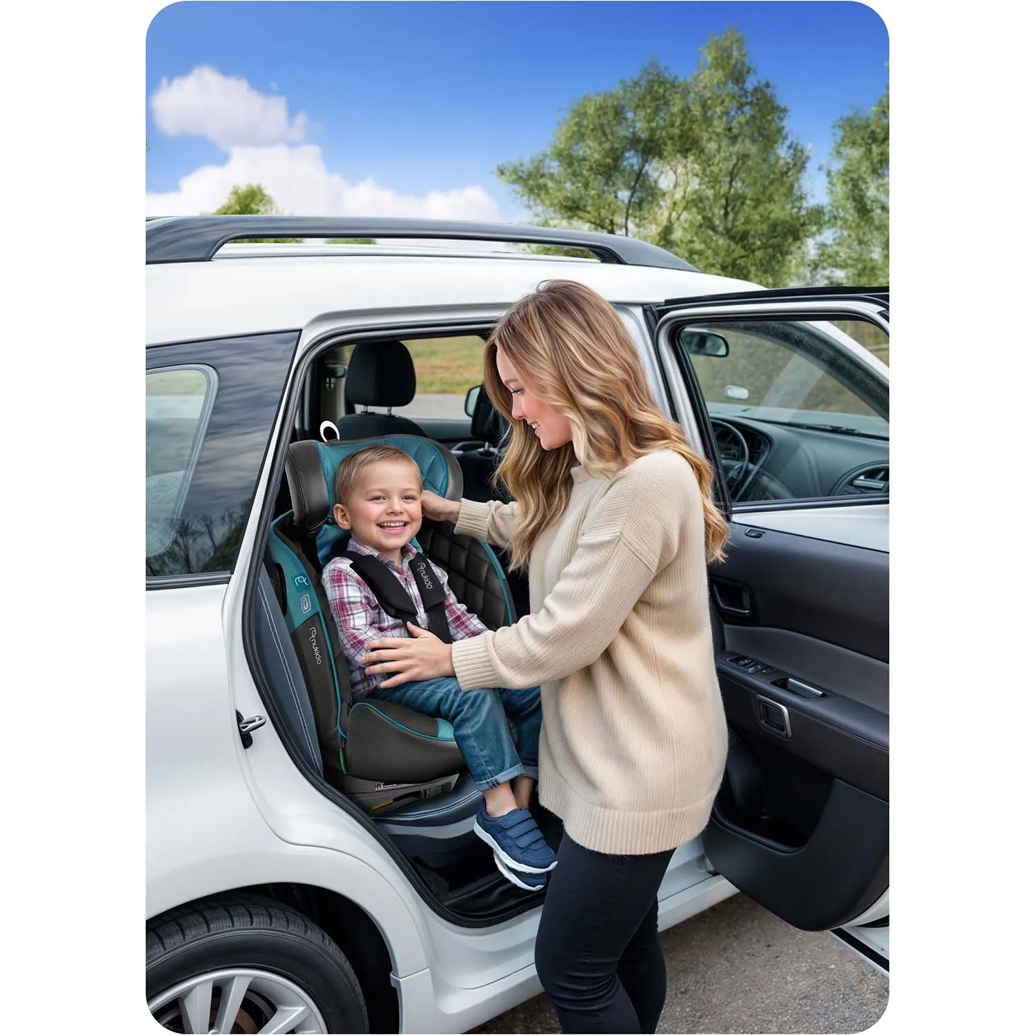 nukido prestige line crno-plava autosjedalica 0-36 kg isofix - slika 6