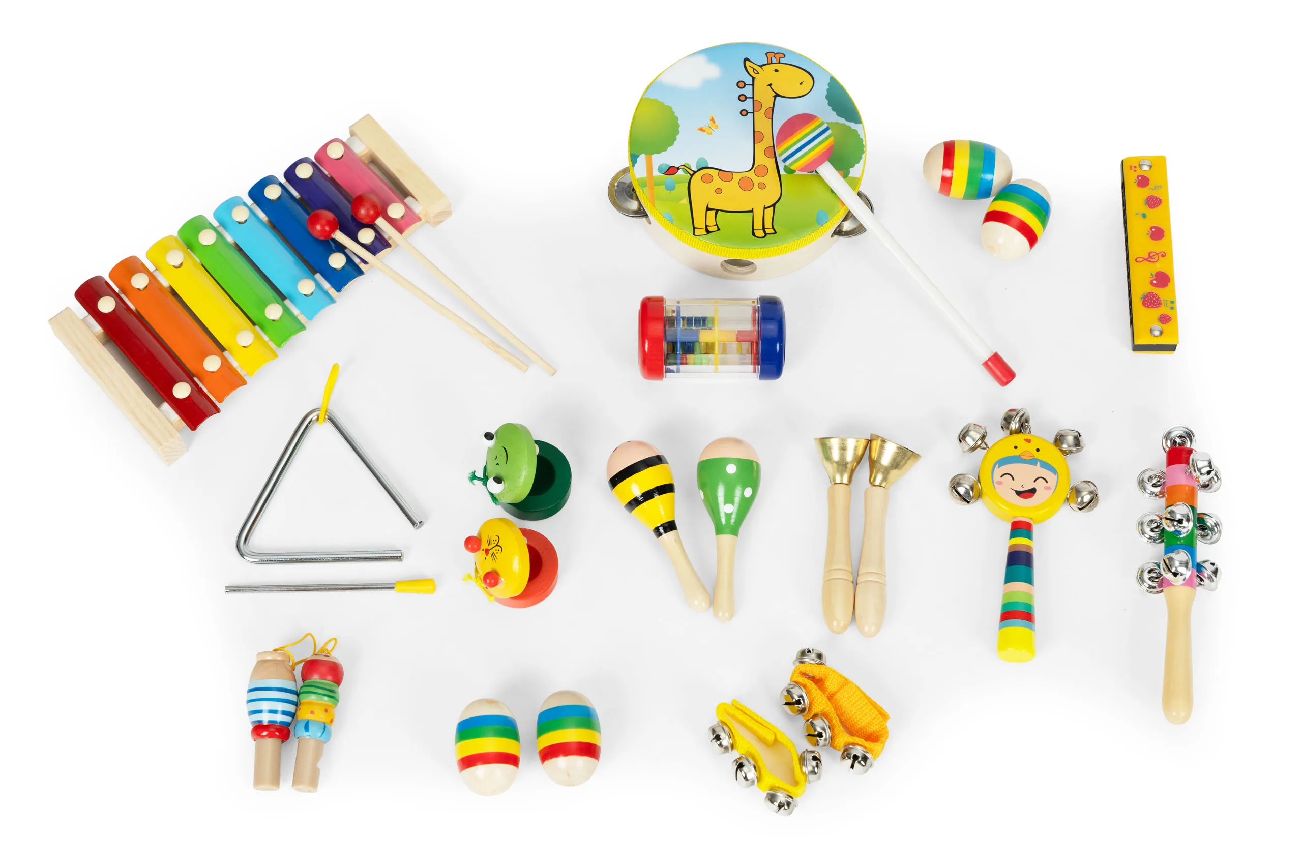 set drvenih glazbenih instrumenta u torbi 14 kom. - slika 4