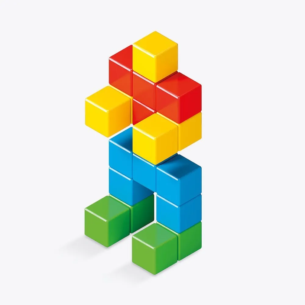 geomag magicube kocke u punoj boji, 24 kom - slika 5