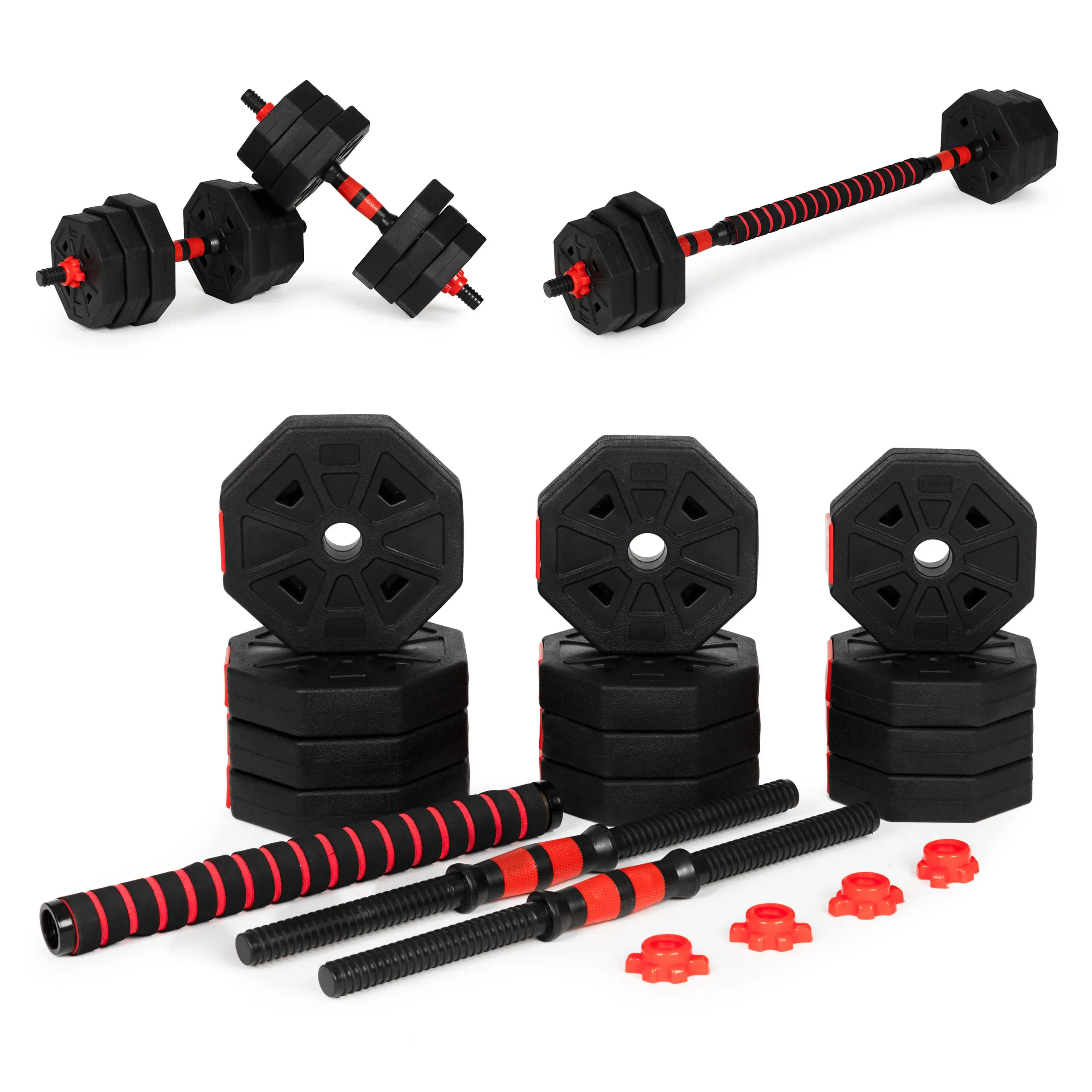 podesivi set utega octagon 2x10kg - slika 2