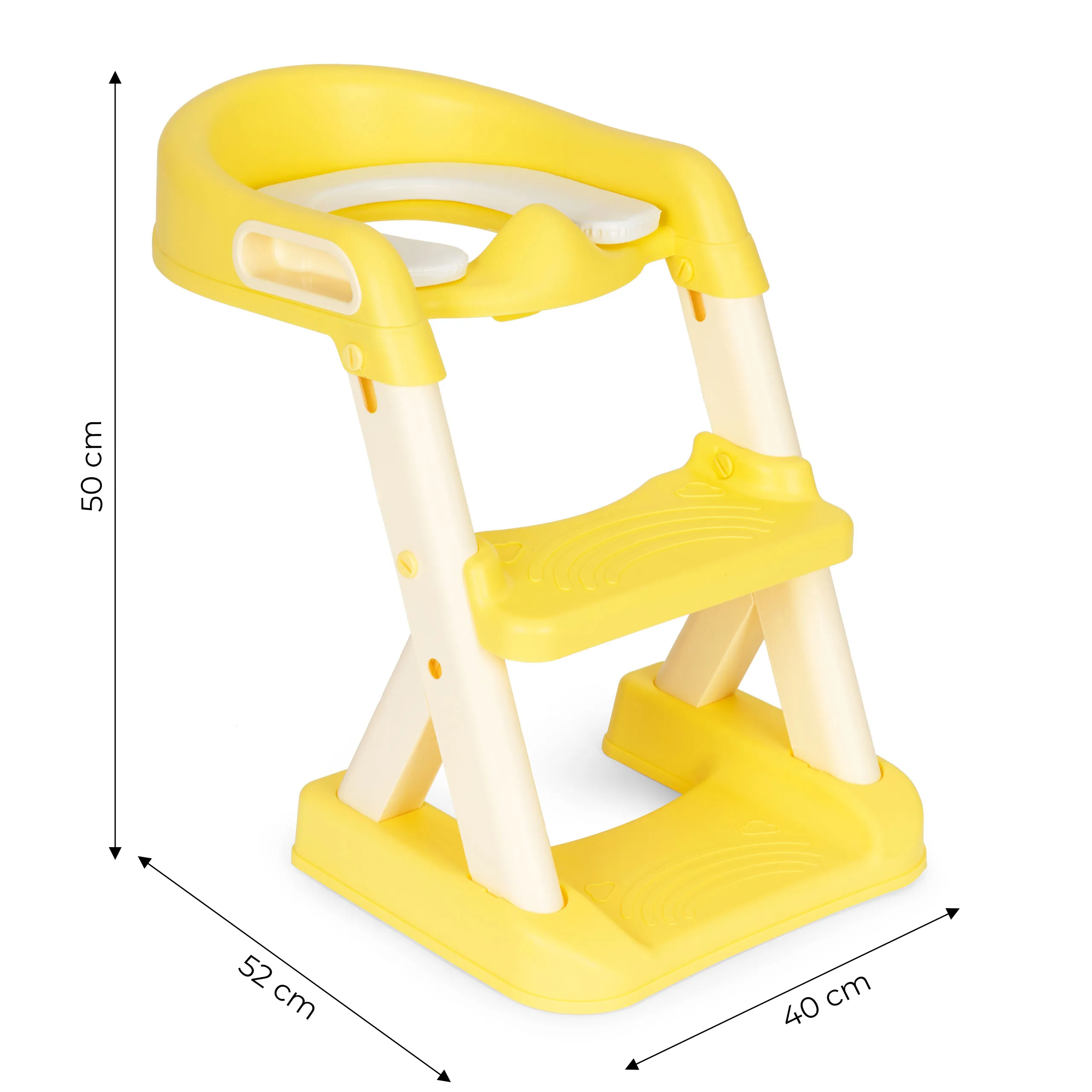 ecotoys stepenice za wc za djecu žute - slika 8
