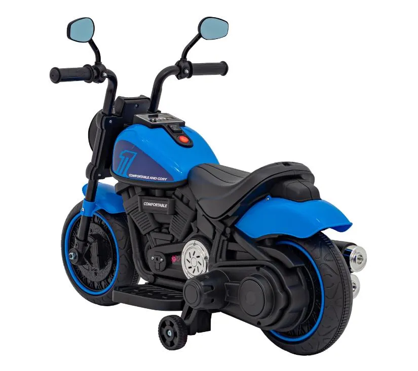 chopper, motor na akumulator, plavi - slika 8