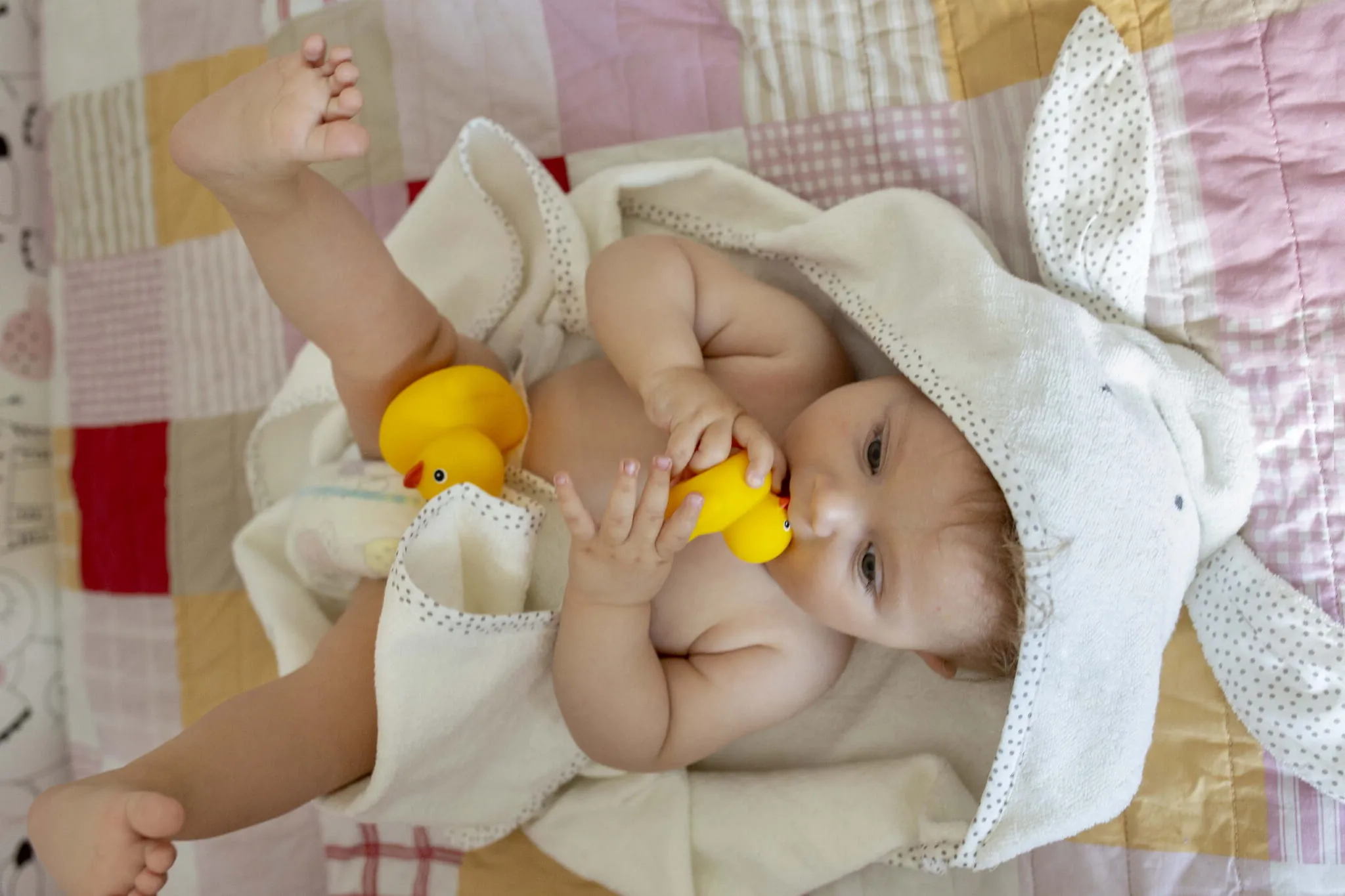 tullo set patkica za kupanje bez rupa 5kom. žute - slika 8
