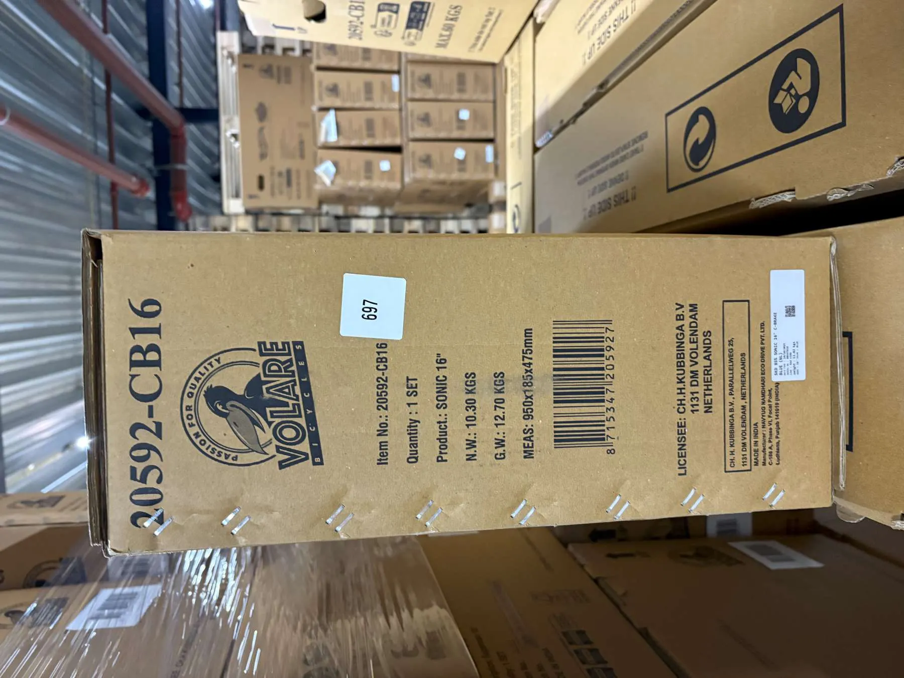 volare dječji bicikl sonic 16″ plave boje - slika 12