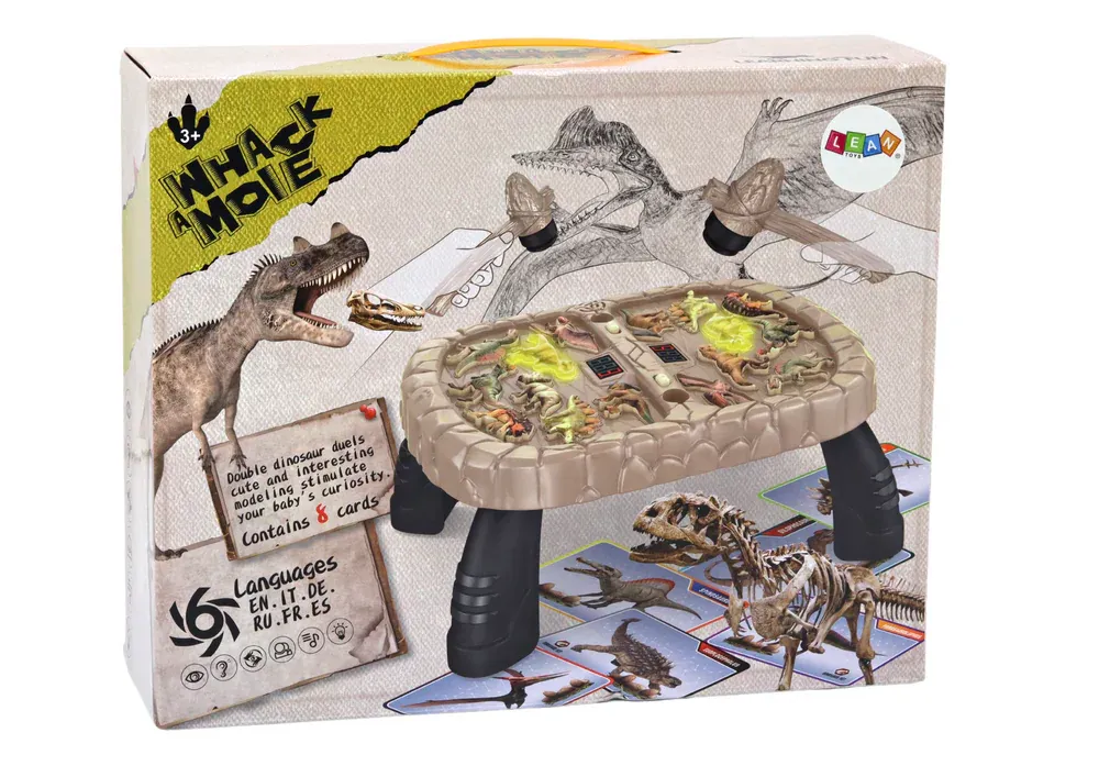 arkadna igra whac-a-mole na stolu s dinosaurima - slika 6