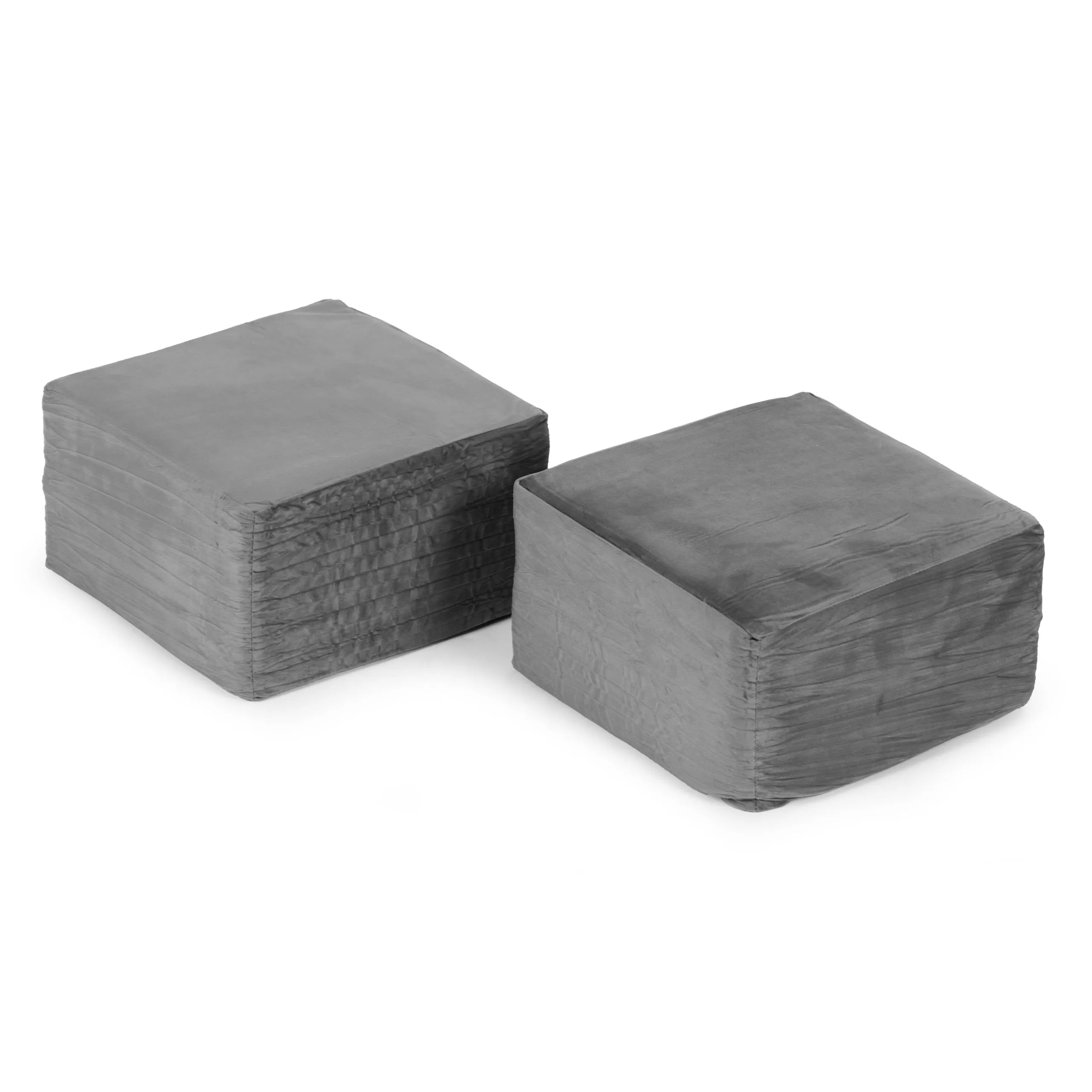 modularna sklopiva sofa za djecu – 4 mekana jastuka, siva, ecotoys - slika 8