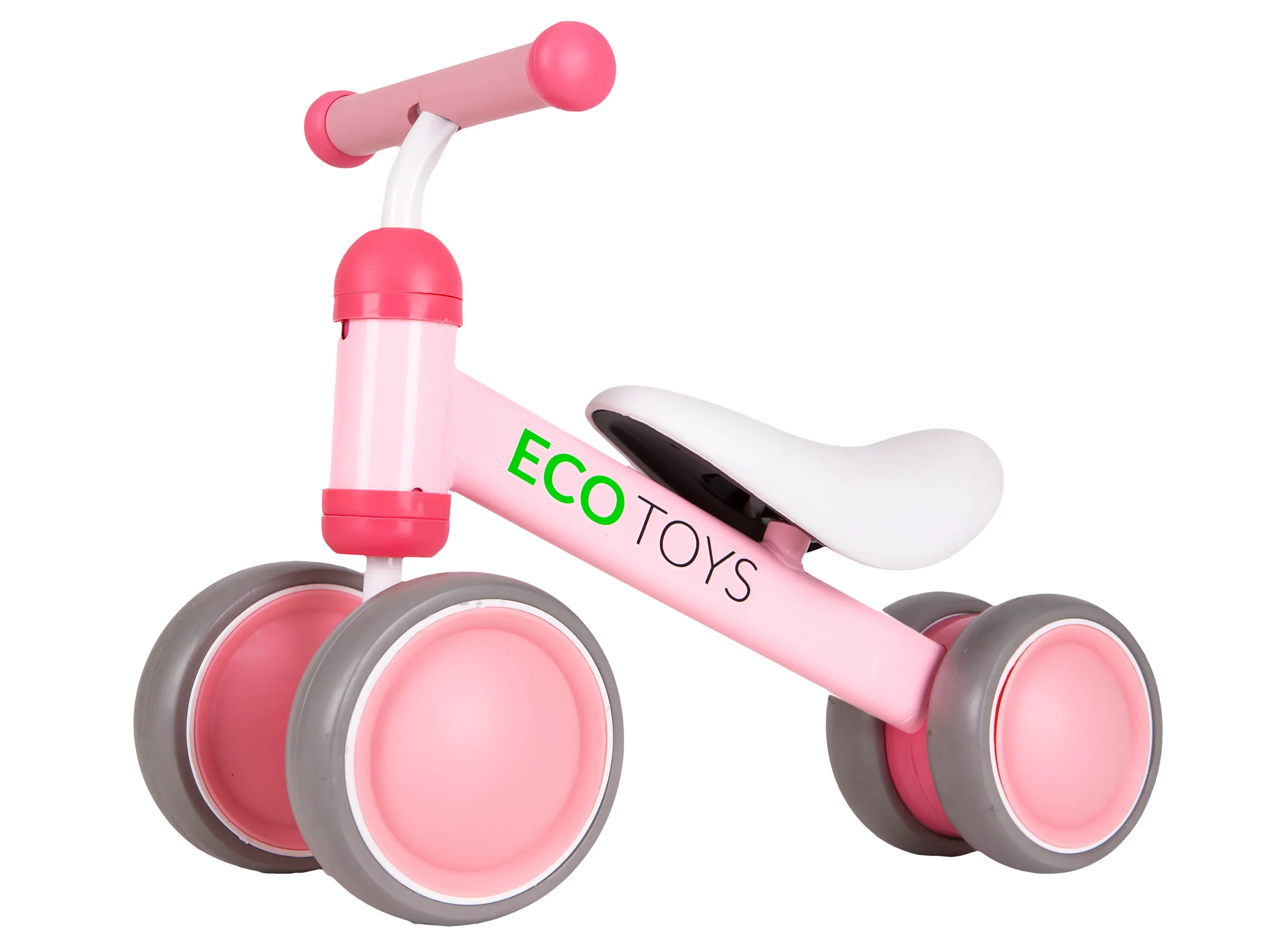 ecotoys dječji mini bicikl guralica rozi - slika 4