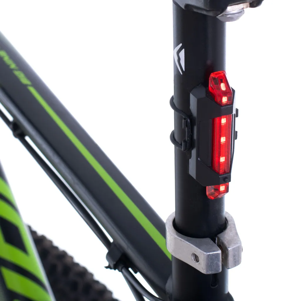 led lampa za bicikl stražnja-prednja set usb - slika 8