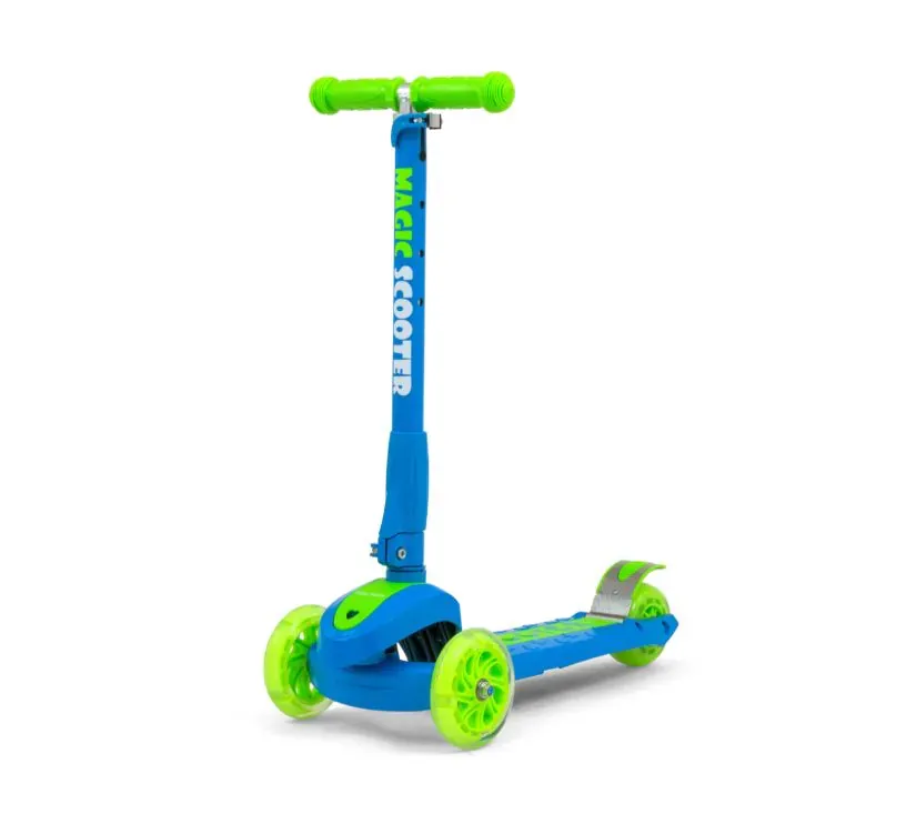 Milly Mally romobil na 3 kotača Scooter Magic plavo - zeleni - Pribislavec