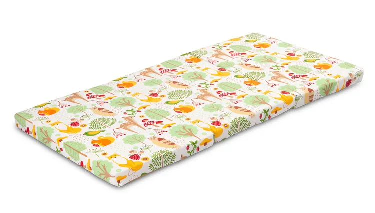 sensillo sklopivi madrac 120x60cm šumske životinje - slika 4