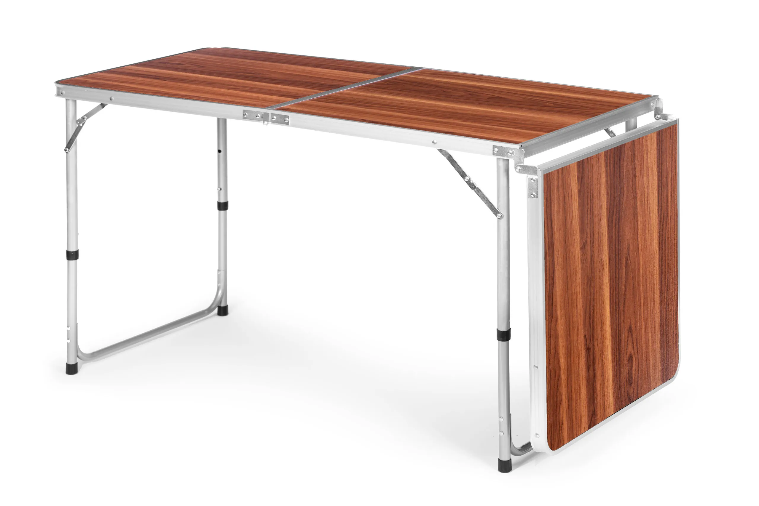 modernhome sklopivi turistički stol smeđi 180 x 60 cm - slika 5