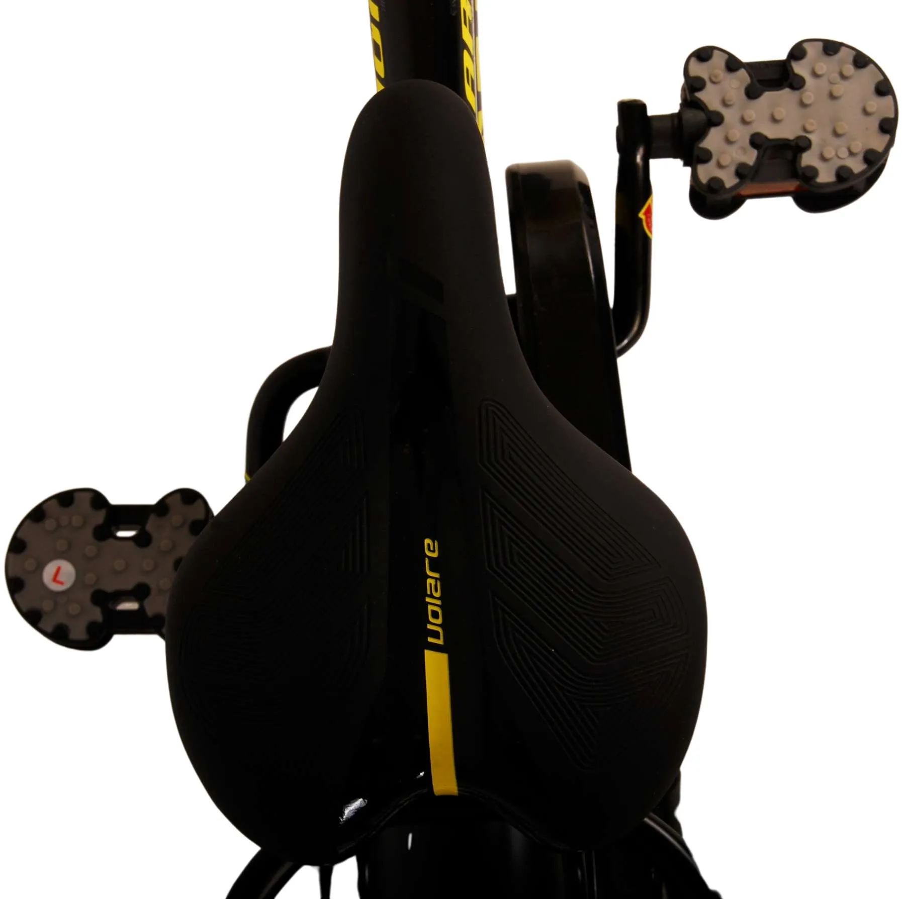 volare dječji bicikl thombike 12" crno-žuti - slika 9