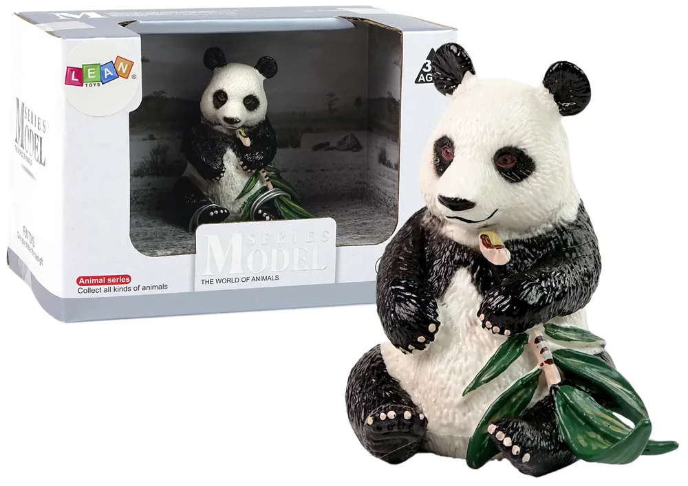 kolekcionarska figurica velika panda s bambusom - slika 3