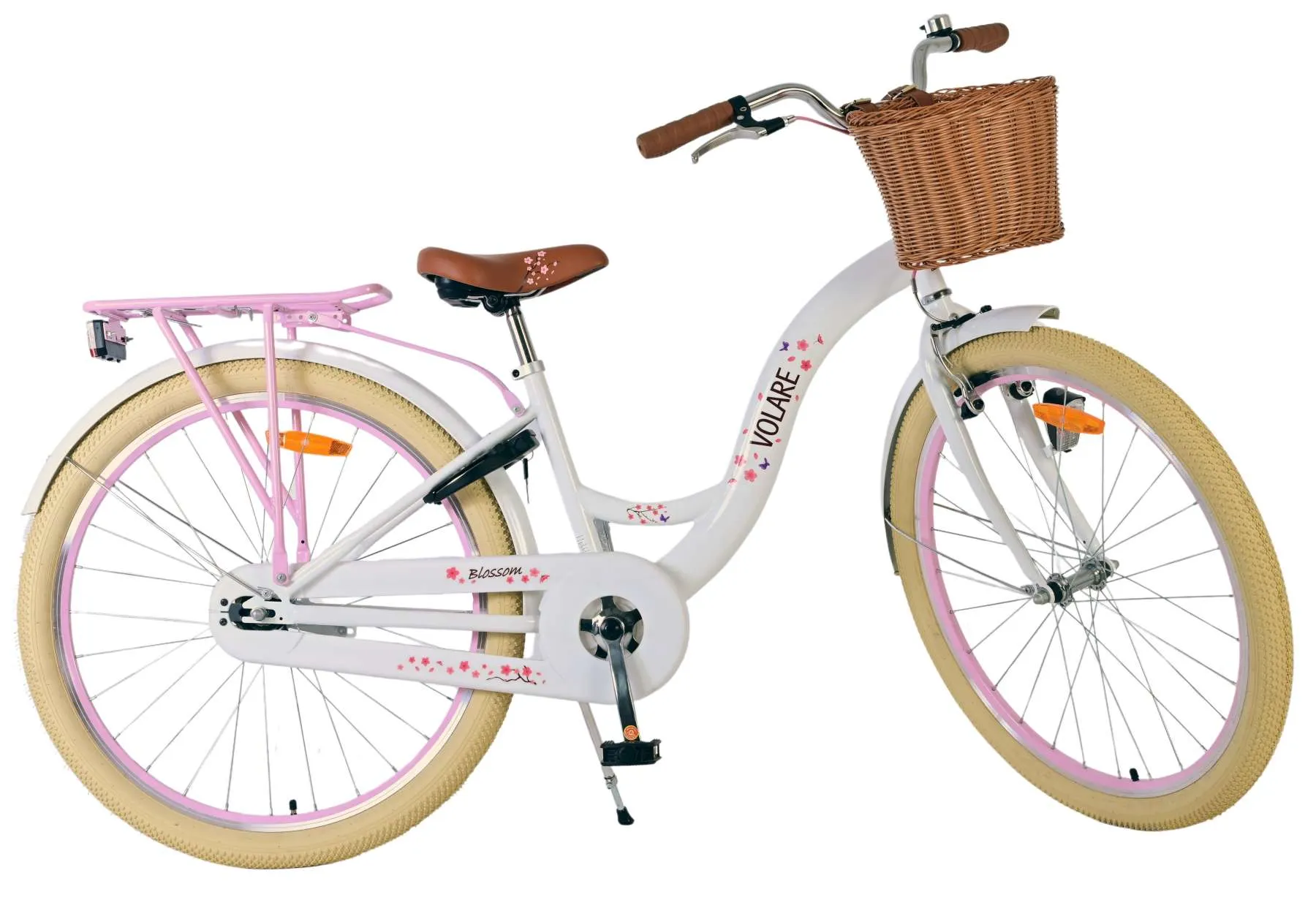 dječji bicikl volare blossom - za djevojčice - 26 cola - bijeli - slika 11
