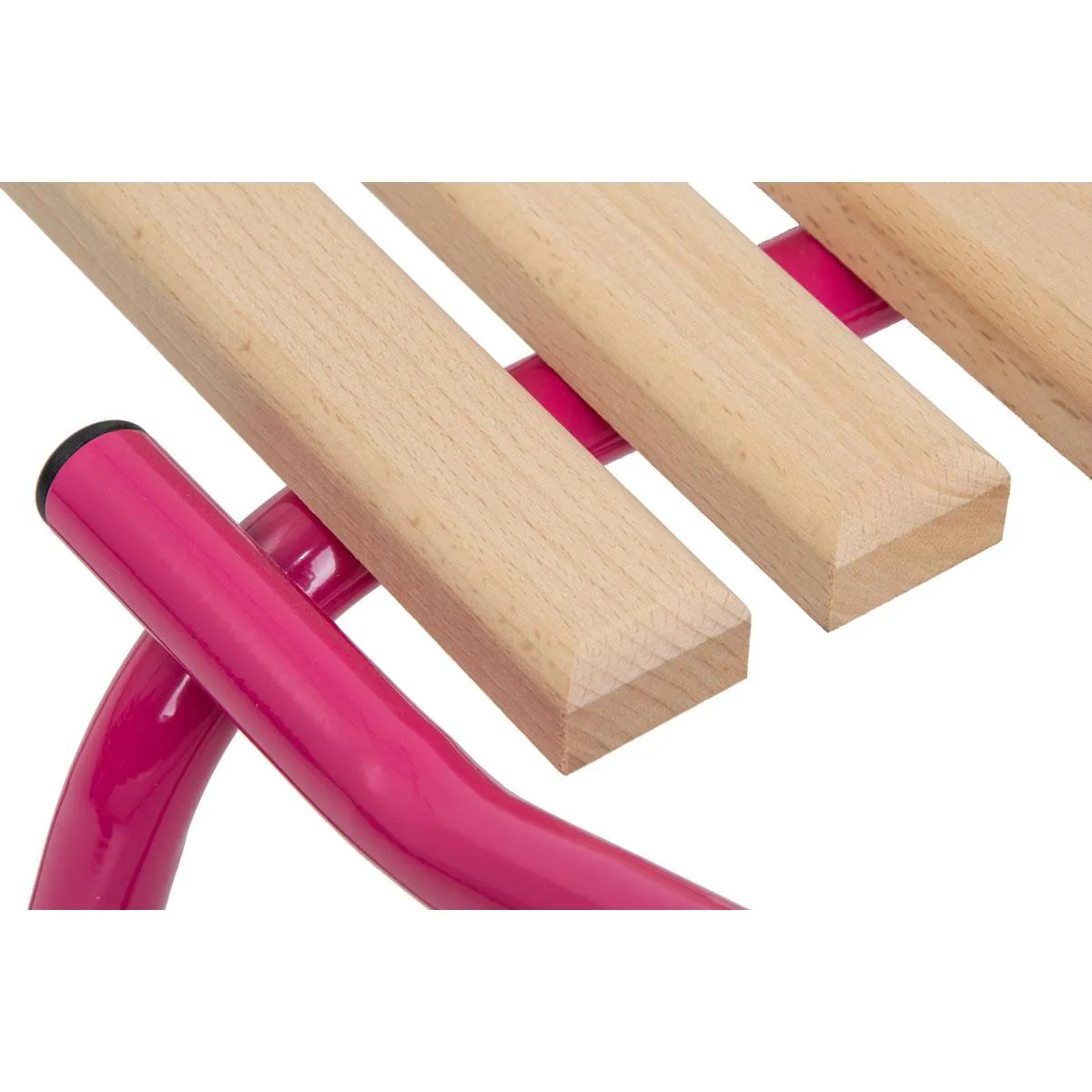 roze metalne sanjke - slika 3
