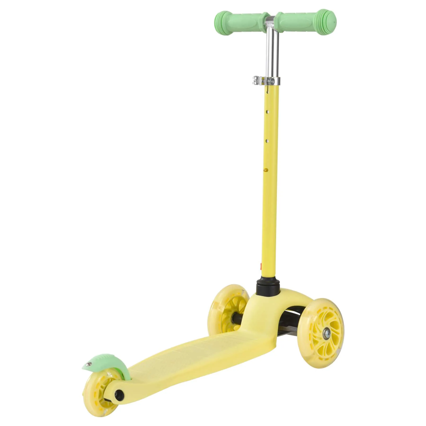 boldcube sklopivi mali romobil s tri kotača, žuti - slika 5