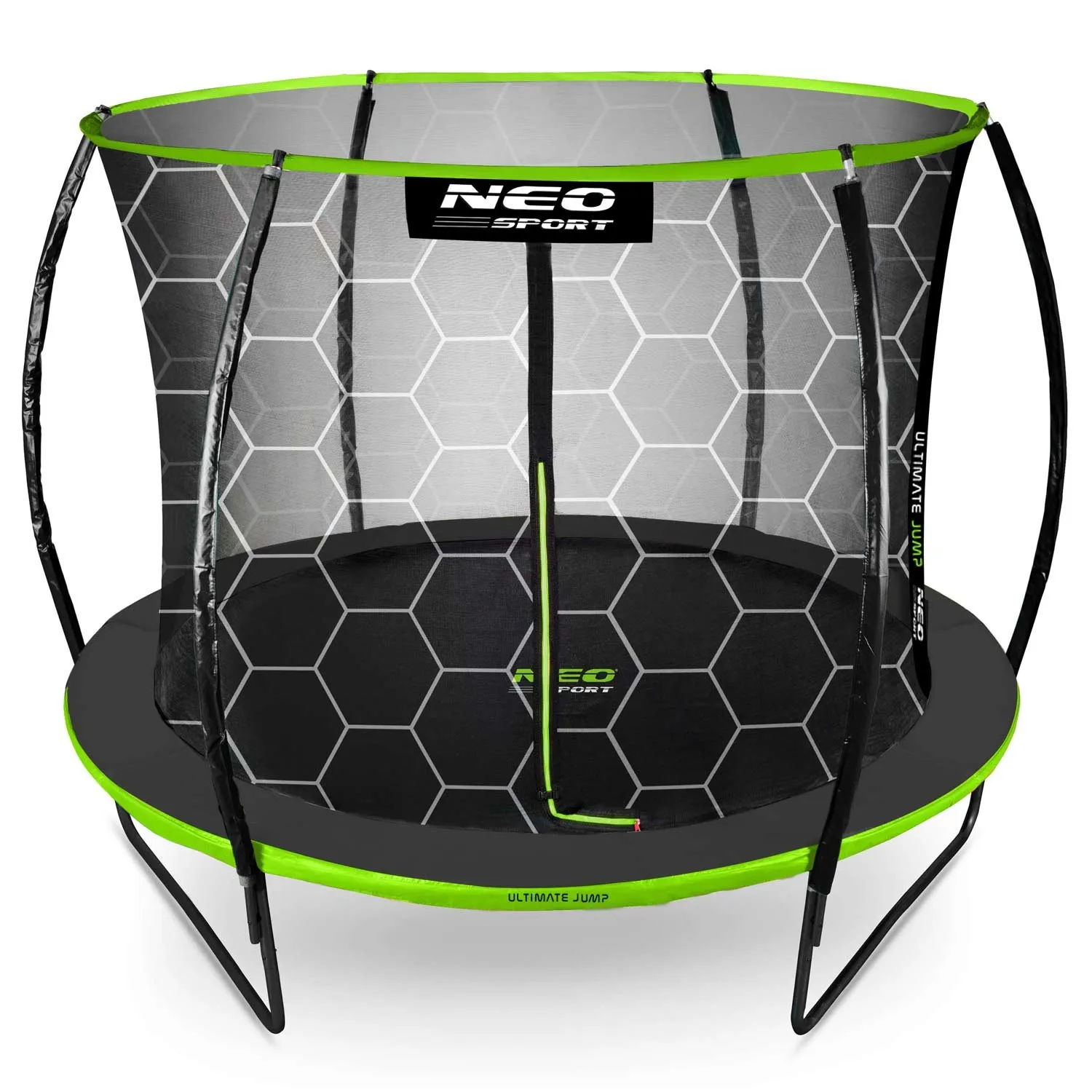 neo-sport profilirani vrtni trampolin 252 cm (8 ft) s unutarnjom mrežom - slika 4