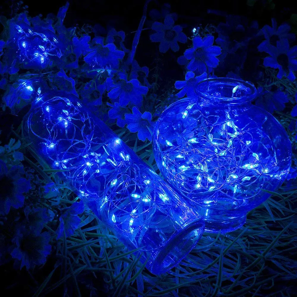 led lampice na baterije, 50 led dioda - slika 4