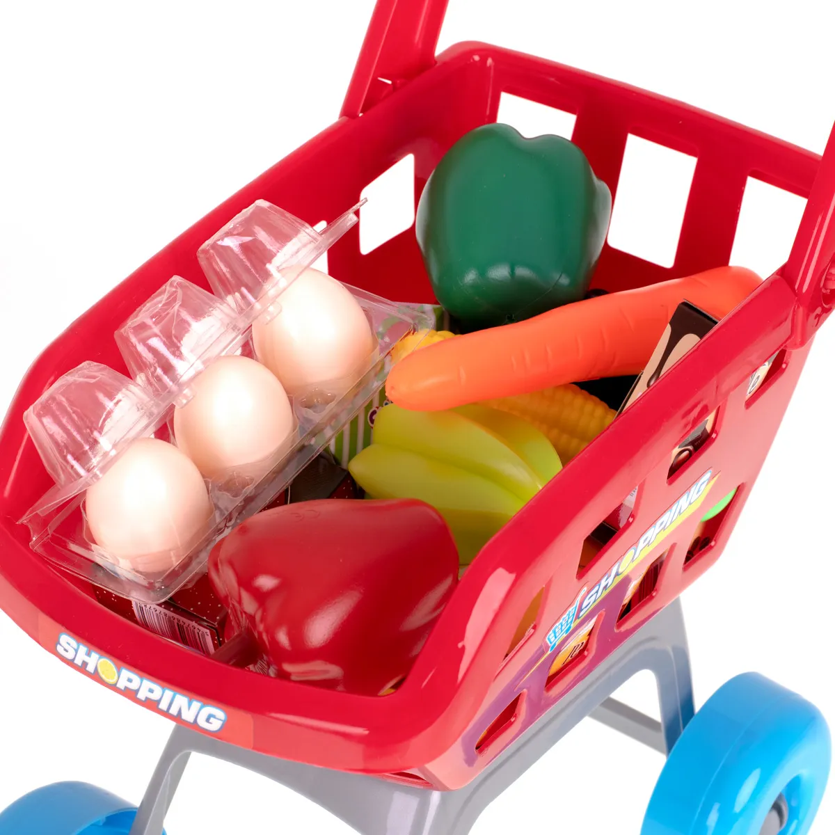 blagajna supermarketa s kolicima i dodacima - slika 10