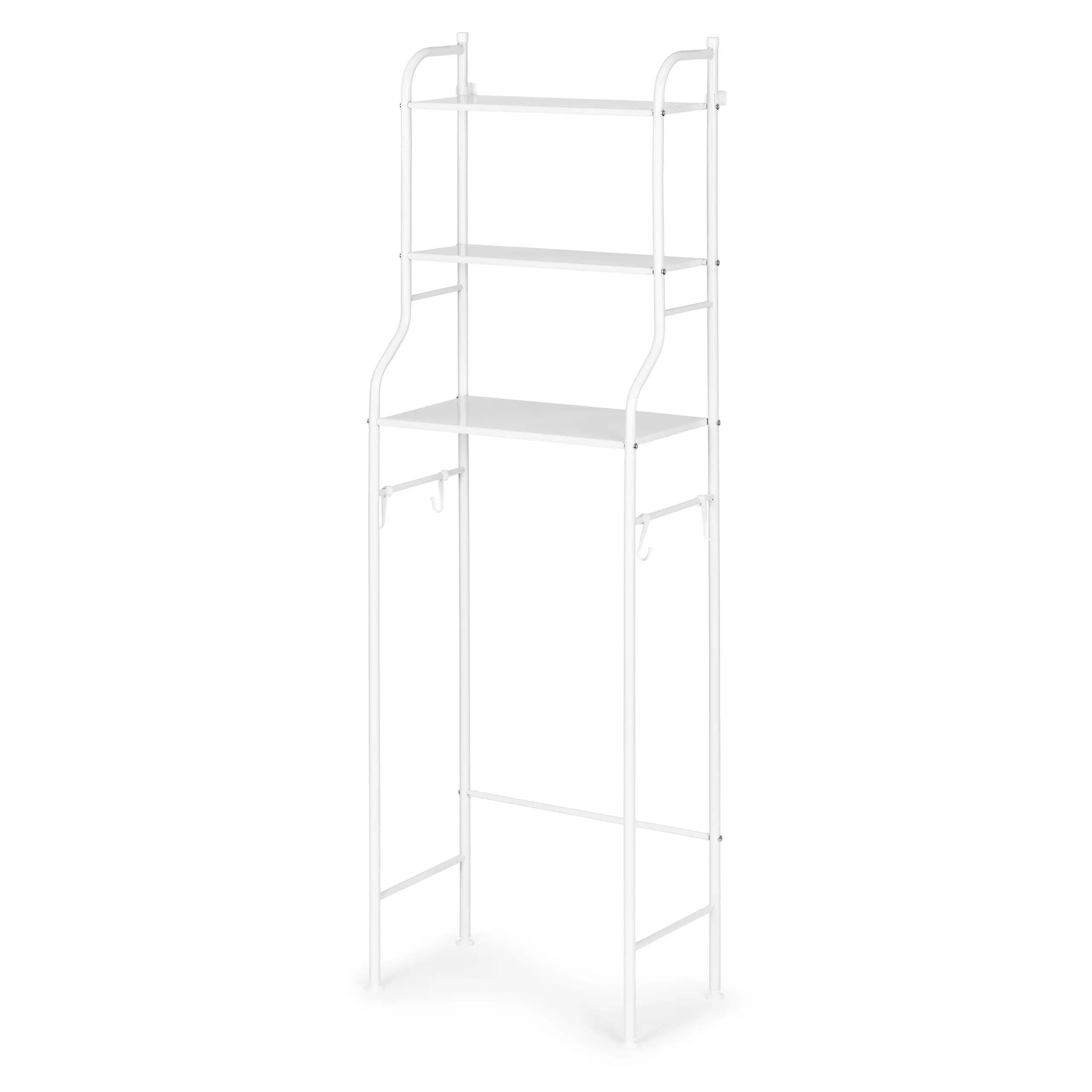 modernhome polica za kupaonicu bijela - slika 5