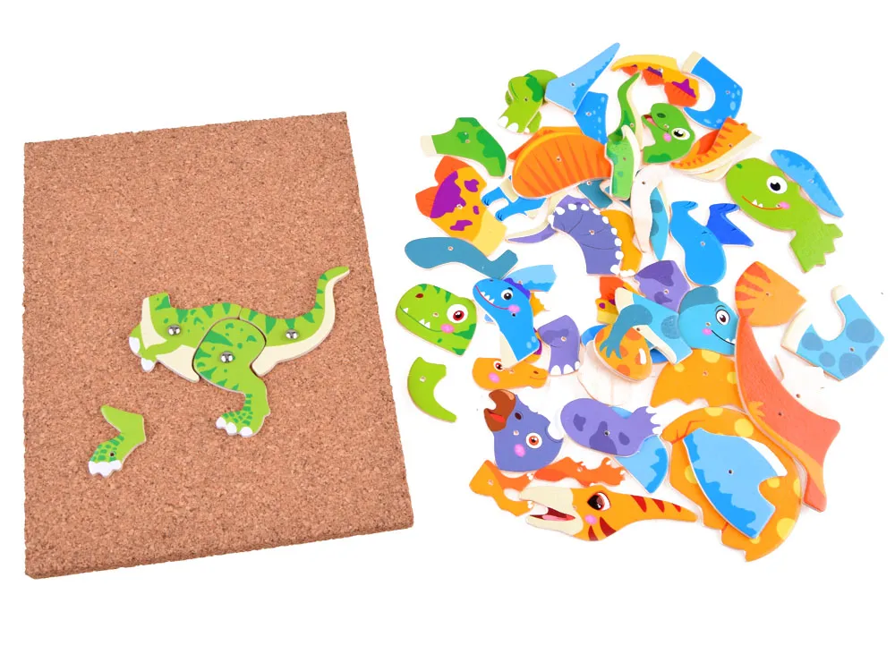 kreativni set izrade panoa s pribadačama i oblicima dinosauri - slika 6
