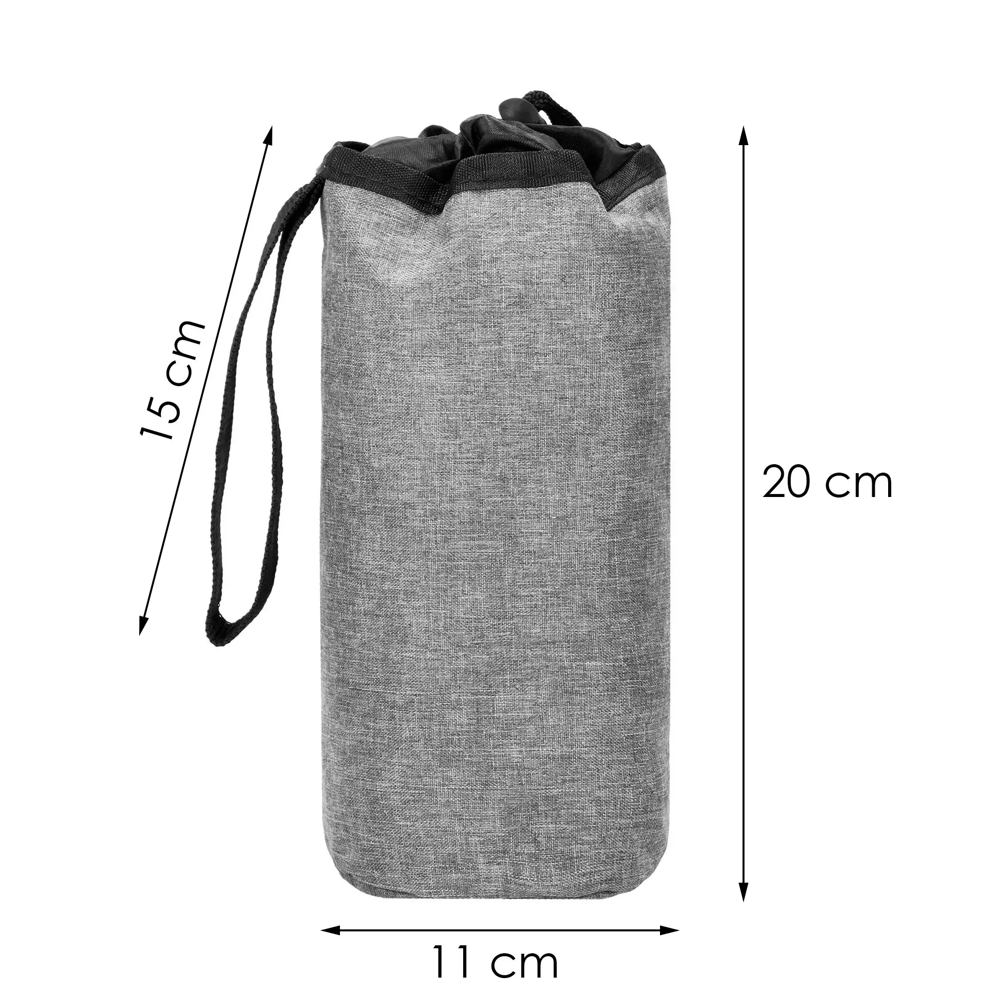 košara za pohranu, siva 24l - slika 2