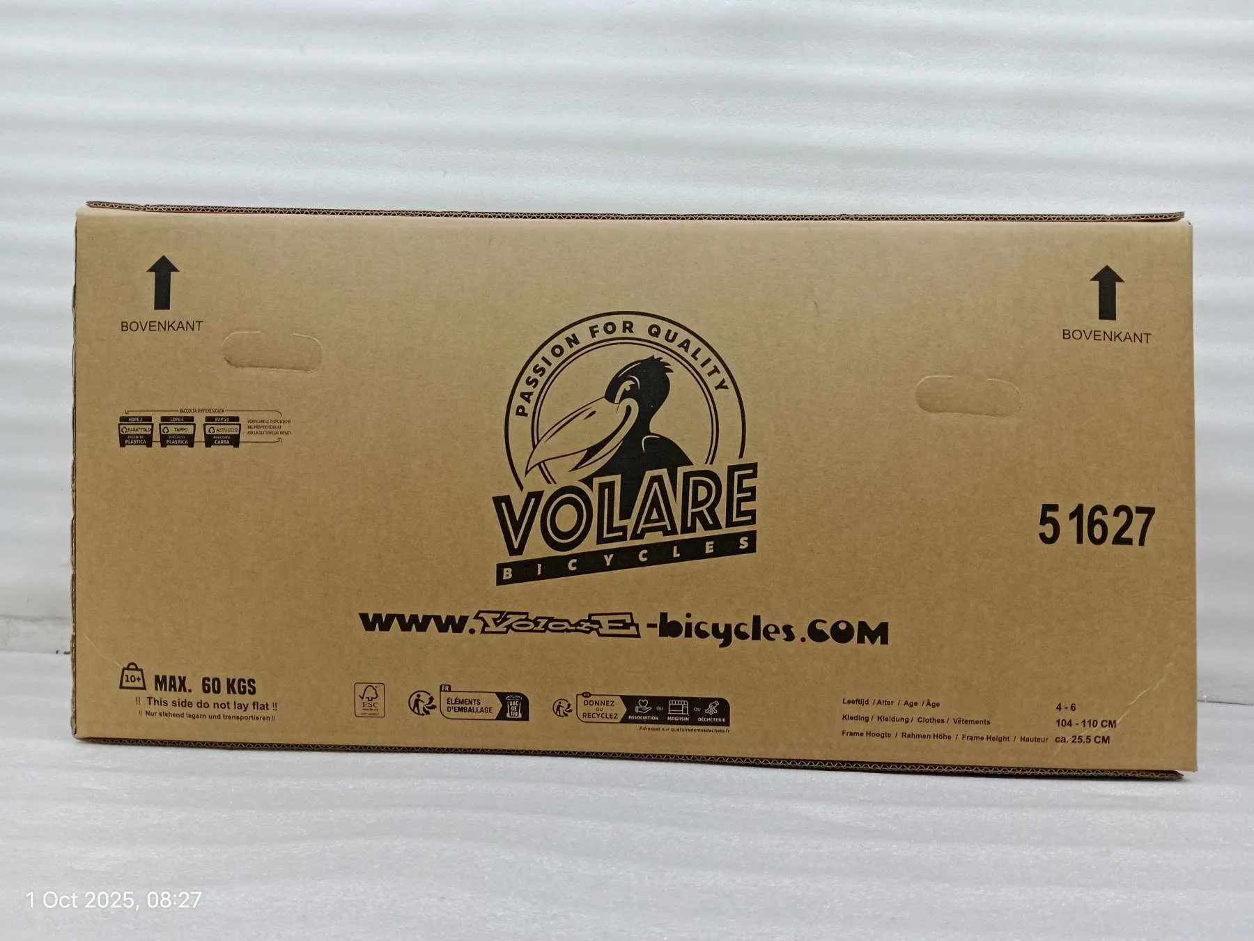 volare dječji bicikl strike 16″ crno-narančaste boje, s dvije ručne kočnice - slika 12