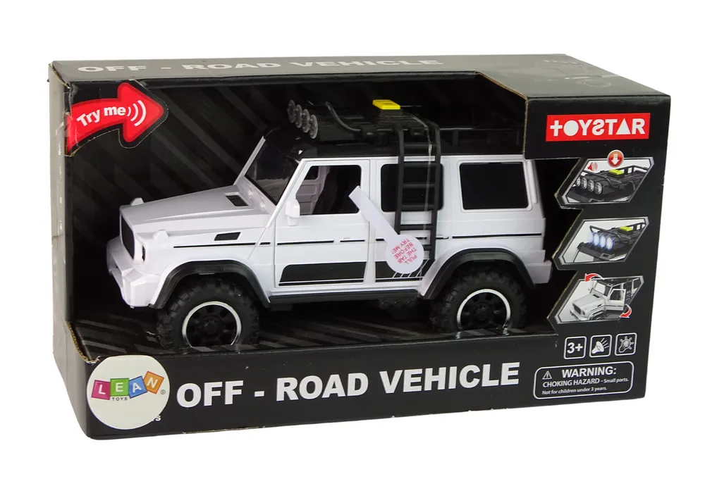 toystar off-road auto na frikcijski pogon bijeli - slika 5