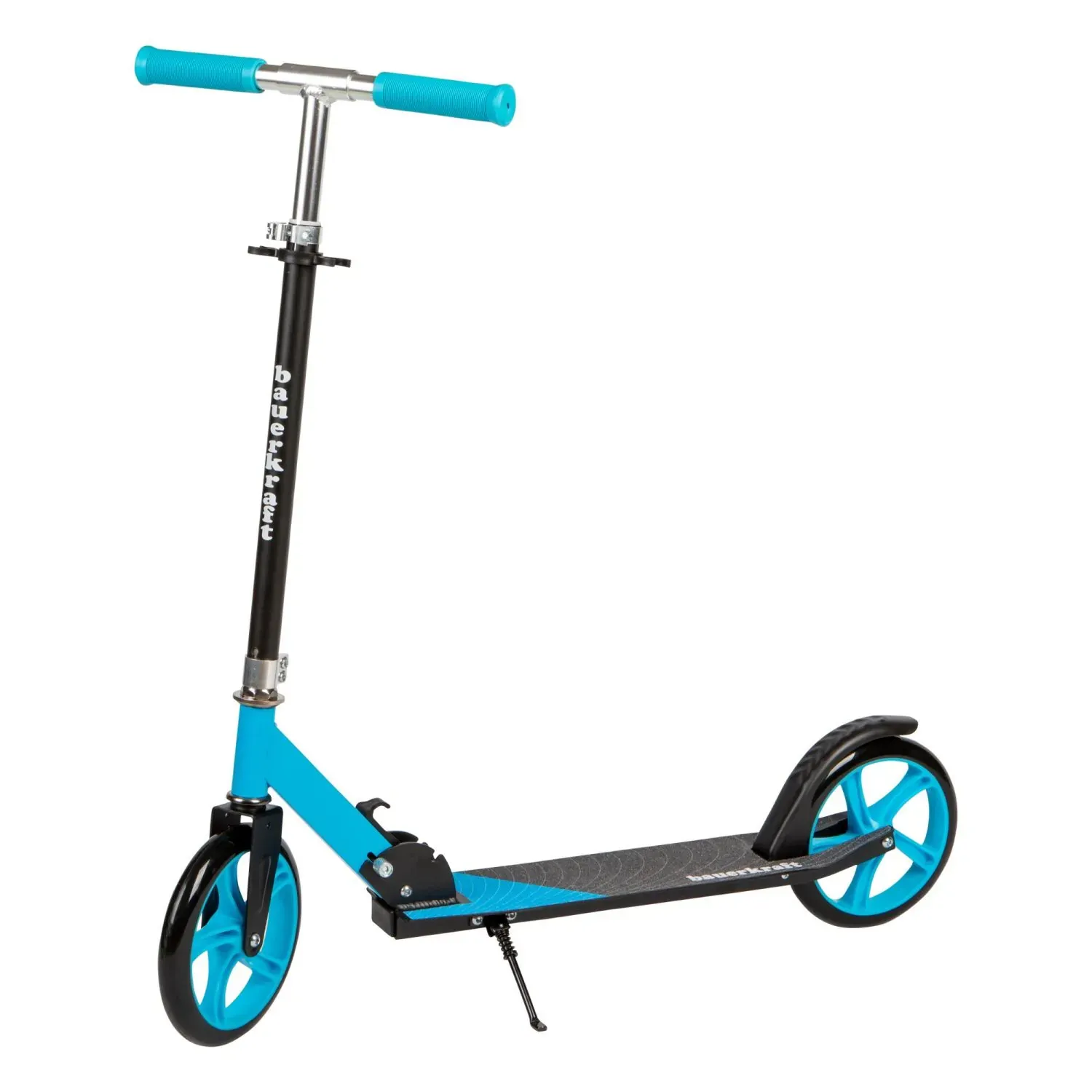 Romobil za djecu i tinejdžere, sklopivi, s podesivom visinom upravljača 85,5–95,5 cm, kotači 200 mm, plavi - Pribislavec