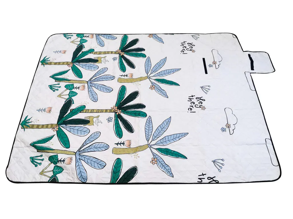 prostirka za plažu i piknik 200x200cm palme - slika 8