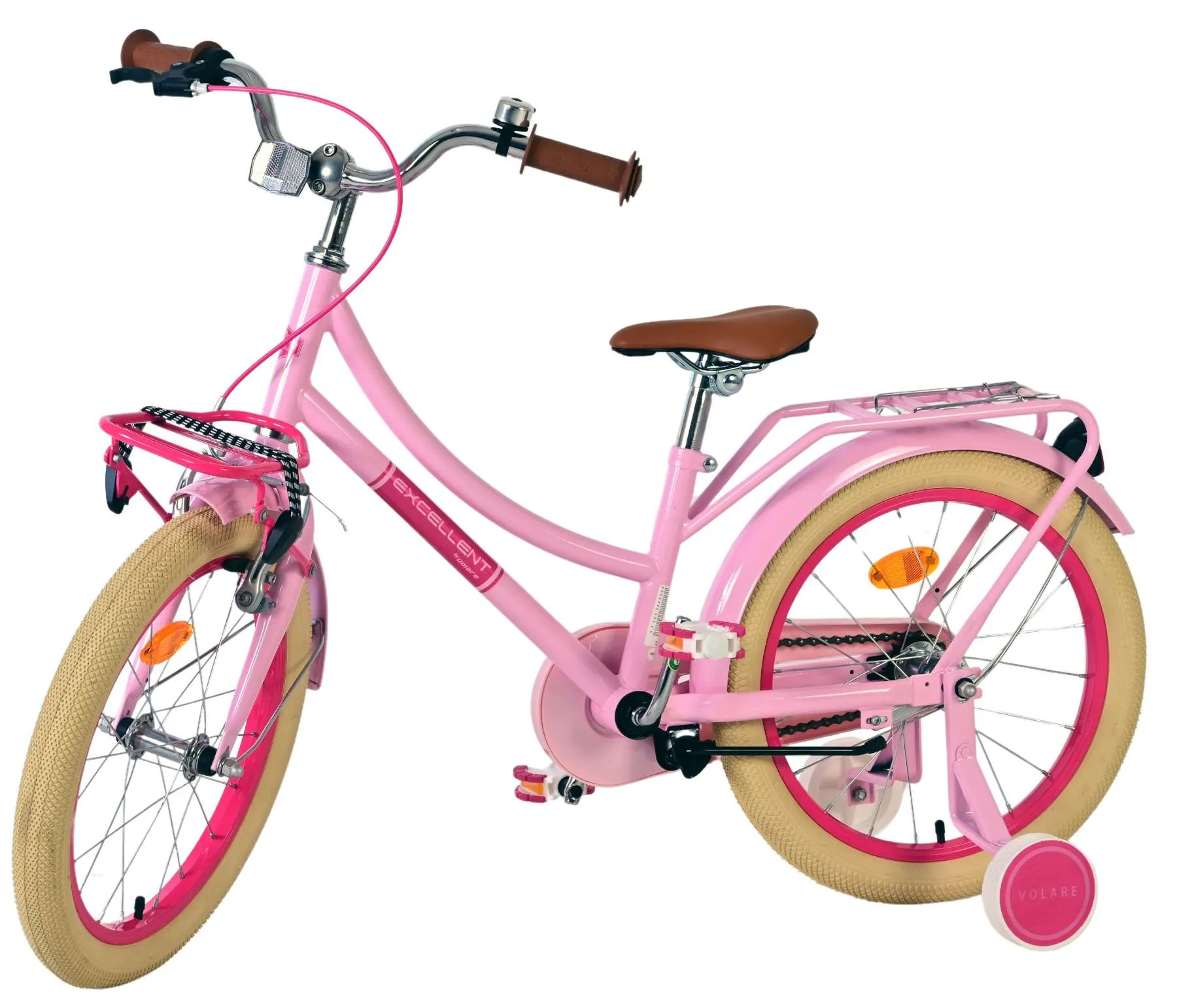 volare dječji bicikl excellent 18″ pink boje - slika 9