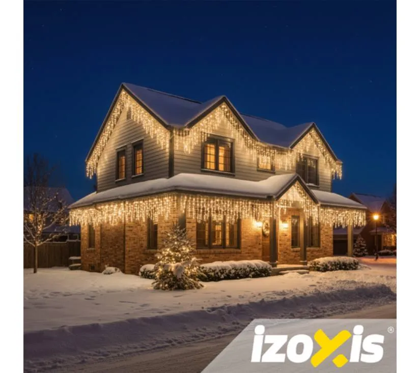 izoxis 500 led vanjska božićna svjetla – 22,5 m toplo bijela - slika 5